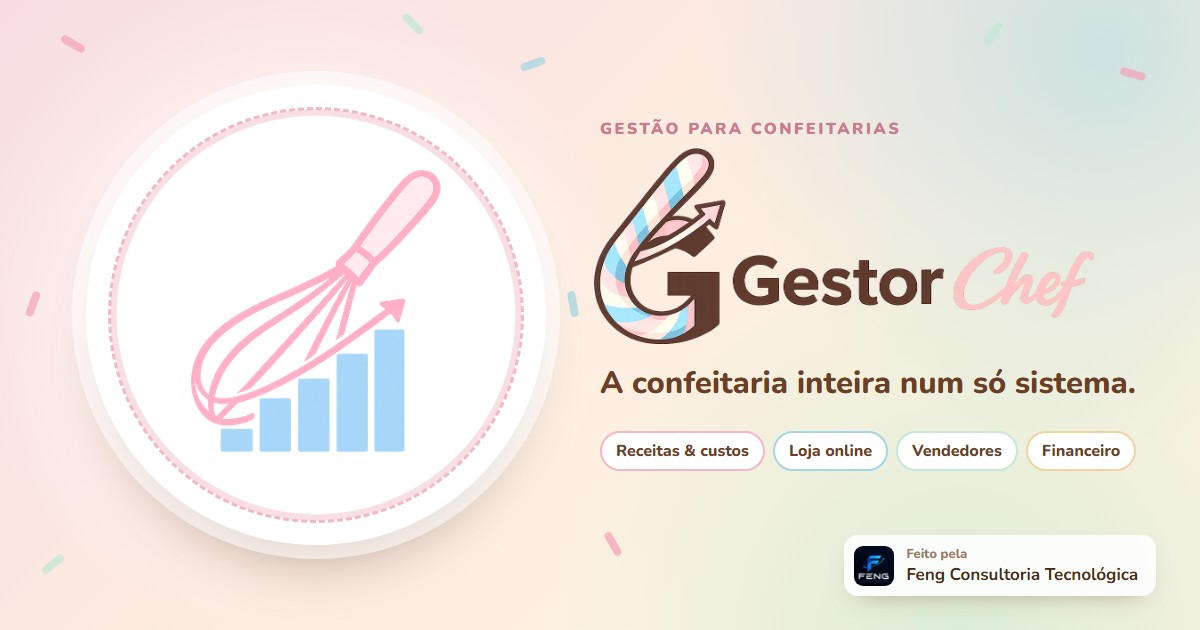 Gestor Chef — sistema de gestão para confeitarias